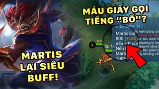 Tốp Mỡ | MARTIS LẠI SIÊU BUFF! ĐẦU GAME ULTI DAME 800? MÁU GIẤY GẶP GỌI NGAY TIẾNG "BỐ"! | MLBB