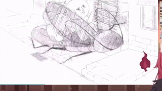 [ผู้ใหญ่] มิลิยาตกอยู่ในความเงียบขณะดู "ความอิจฉาของแมลงสาบกวางตุ้งของเพื่อนชาวเหนือ" (ให้ความสนใจกั