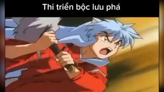 Inuyasha thi triển bộc lưu phá