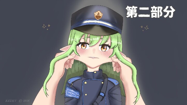 我们正在画角色飞鸟光（Hikari Tachibana）第二部分：上色(speed paint)