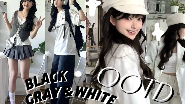 A Mix of Styles and Occasions? Find Your Perfect Black, White, and Gray Outfit!