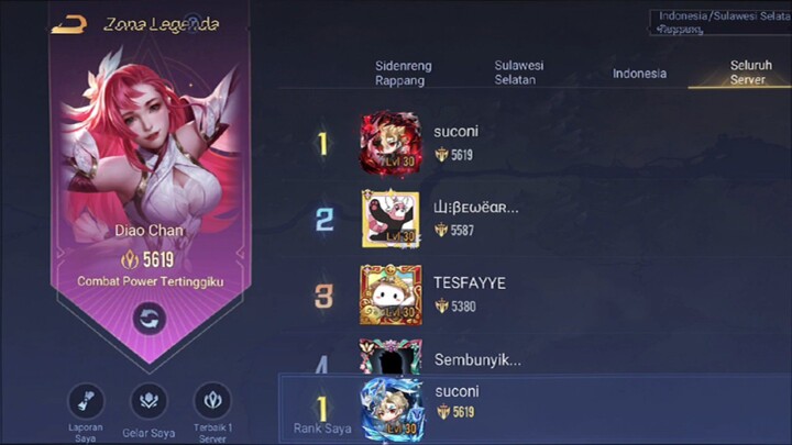 top 1 Diao Chan nih boss