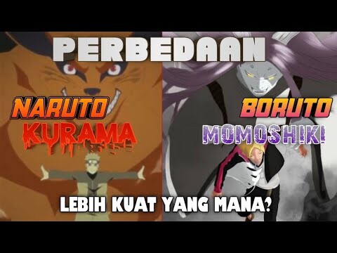 PERBEDAAN Naruto-Kurama dan Boruto-Momoshiki, Beda atau Sama sih?