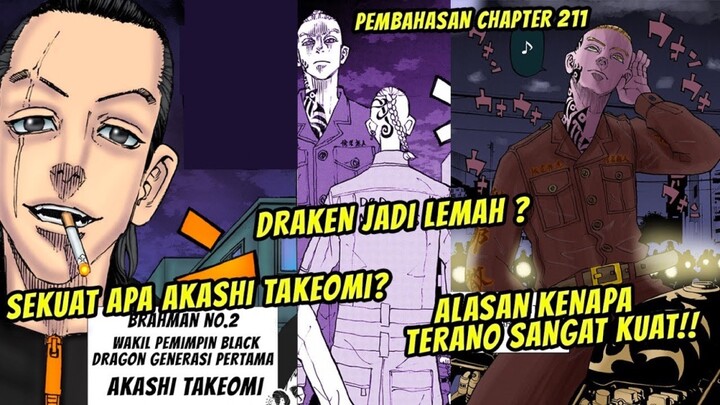 PEMBAHASAN CHAPTER 211_ DRAKEN LEMAH_ SEKUAT APA AKASHI TAKEOMI_ ROKUHARA TENDAI VS BRAHMAN !