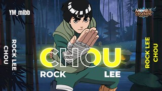 Chou x Rock Lee || Si Alis Tebal Konoha Overpower