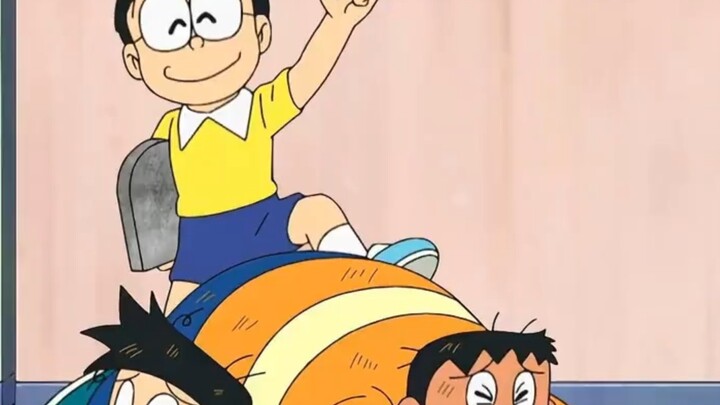 Nobita used the Ten Commandments Slate to make random rules, and ended up suffering the consequences