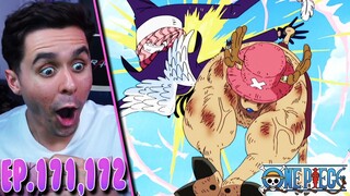 "CHOPPER WENT OFF" One Piece Ep.171,172 Live Reaction!