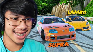 SUPRA MK4 VS LAMBORGHINI!  (INTENSE RACE)