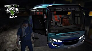 KEHIDUPAN SOPIR BUS ANTAR KARYAWAN || GTA V ROLEPLAY INDONESIA