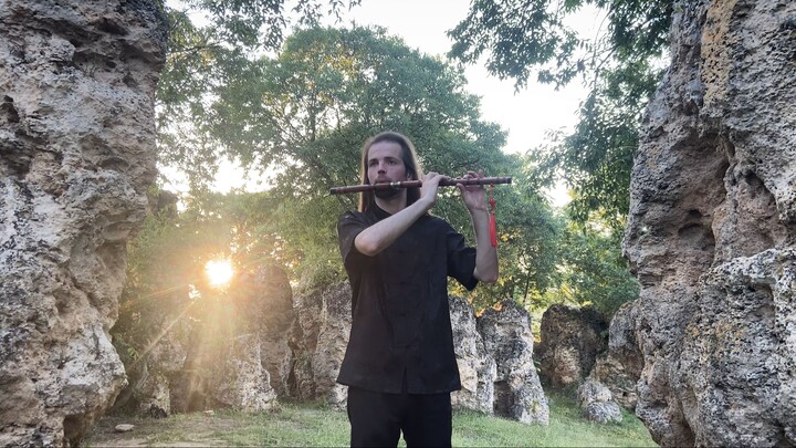 The Legend Comes to Life - Lugia's Theme - Pokemon | Cover with Dizi Bamboo Flute by George Palousis