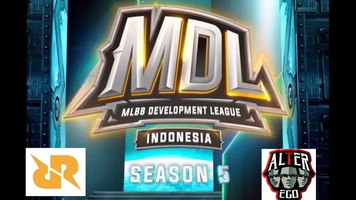 MATCH KE 3 MDL 🆔 SEASON 5 || KEMENANGAN ALTER EGE X || RRQ VS ALTER EGO X
