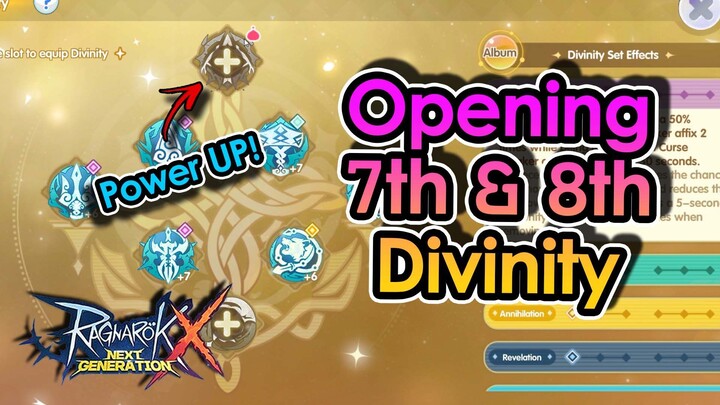 [ROX] Unlocking 7th & 8th Divinity. Windhawk Power Boost! | King Spade