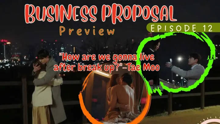 [ENG] Business Proposal Preview Ep12| Final Episode| #businessproposal #ahnhyoseop  #kimsejeong
