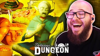 Handsome Pumpkins and a Marcille Statue | Delicious in Dungeon Episode 15  REACTION