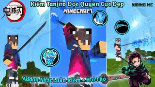 Cách Cài Addon Kiếm Diệt Quỷ Của Tanjiro Đi Kèm Hơi Thở Cực Chất Cho Mcpe 1.16.200 | KIDING MC