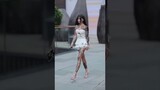 Chinese girl street fashion style #chinesefashion #shortsvideo