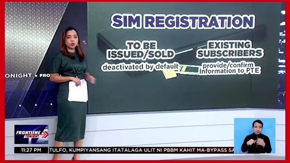Dapat alamin sa SIM REGISTRATION
