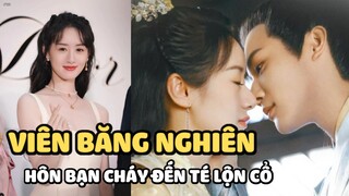 Viên Băng Nghiên hôn bạn diễn cháy đến mức té lộn cổ xuống đất trong phim mới Chúc Khanh Hảo