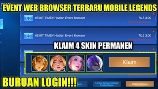 EVENT WEB TERBARU MOBILE LEGENDS!!! KLAIM SKIN COLLECTOR GUSION DAN EPIC LUNOX GRATIS