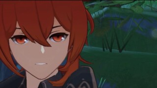 [ Genshin Impact ] Come and listen to Diluc say "The Great Devil of Dudu"! Abedo is also very interesting! | Island Activity Plot