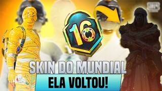 SKIN DO CAMPEONATO MUNDIAL VOLTOU - ROYALE PASS M16 VAZOU - UZI UPAVEL E SKINS ANTIGAS VOLTARAM!