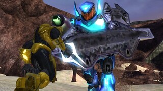 Halo 3 Elites VS. Halo 1 Giant Hunters