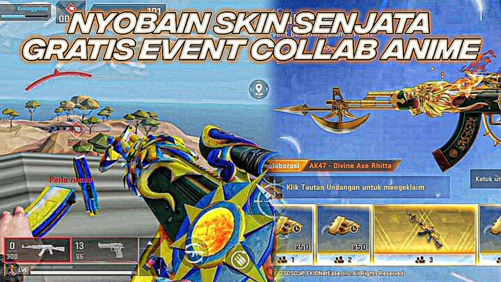 Review Skin Senjata Gratis Hadiah Undang Teman Special Collab Anime Seven Deadly Sins🔥