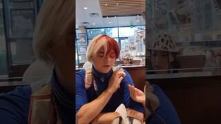 Momo finds Todoroki's Weakness #anime #mha #myheroacademia #cosplay