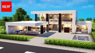 How to build a modern house in Minecraft