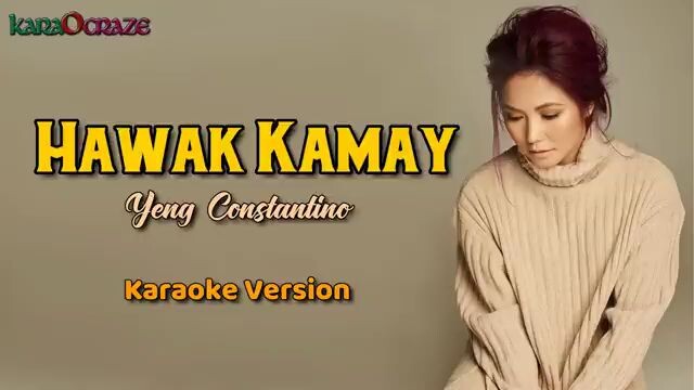 HAWAK KAMAY by Yeng Costantino (Karaoke) Version