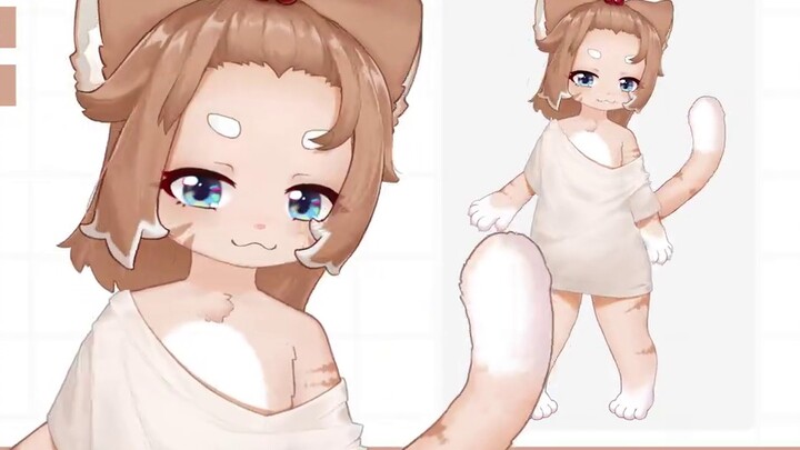 【Live2D Model Display】Would you like to see the evolving cat-man~!
