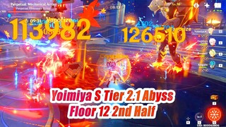 This Is Why Yoimiya is S Tier in 2.1 Abyss - Floor 12 2nd Half - Genshin Impact