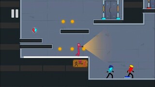 Red&Blue : Red And blue Stickman - Stickman Game