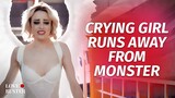 Crying Girl Runs Away from Monster | @LoveBuster_