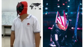 The guy lost more than 50 pounds just to become a Kamen Rider...