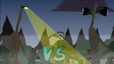Siren Head vs Light Head | FULL FIGHT