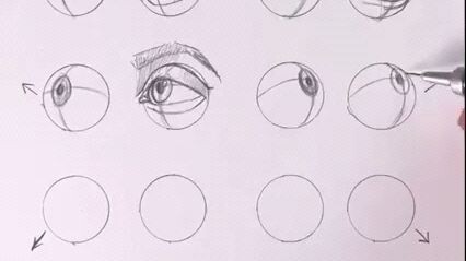 Eye drawing in Different Angles 😍❤️ #pencildrawing #drawing #artist