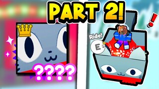 PART 2 CHRISTMAS UPDATE IS INSANE! *TITANIC* CAT, NEW EVENT + RUDOLPH HOVERBOARD! (Pet Simulator X)