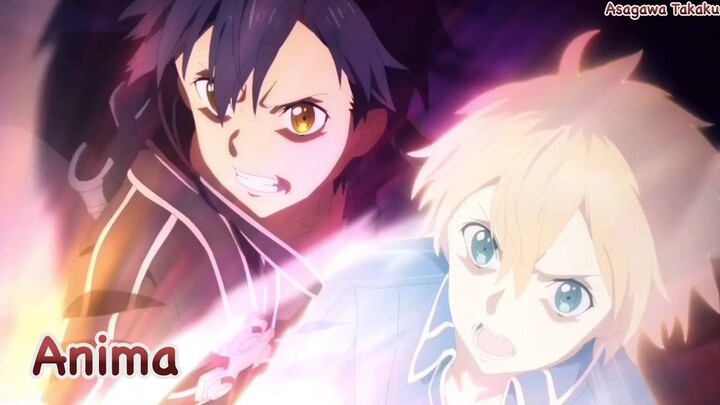 【Lyrics AMV】Sword Art Online Alicization: War of Underworld Part 2 OP 2 〈 Anima - ReoNa 〉