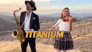 [Music]Saxophone & violin performance of <Titanium>