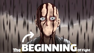 The beginning of fight SAITAMA vs GAROU | ONE PUNCH MAN - manga explain