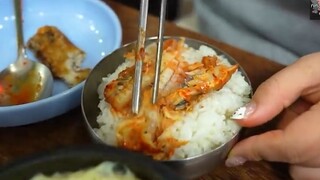 Mukbang cơm cá sốt cay #food