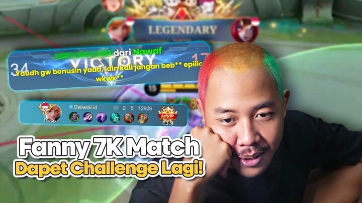 1 KILL = 50K❗️Time To Shine Fanny 7K Match ✨ - Mobile Legends