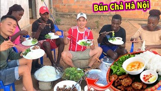 Ẩm Thực Châu Phi || Lần Đầu Tiên Món Bún Chả Obama Xuất Hiện Tại Châu Phi