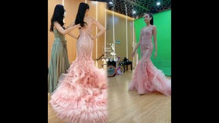 Hoa Hậu Đỗ Thị Hà mặc váy hồng luyện catwalk cùng Minh Tú cho Hoa Hậu Thế giới 2021 Miss World 2021