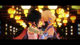 [Genshin Impact MMD] Lumine x Xiao Young Blood AMV