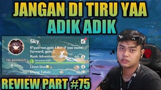 ROASTING AKUN GINI TUH BUTUH MENTAL YANG KUAT :) - GENSHIN IMPACT INDONESIA #75