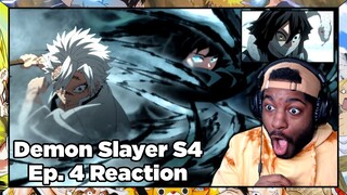 EVEN THE HASHIRA ARE THROWING HANDS NOW??? Demon Slayer Season 4 Episode 4 Reaction