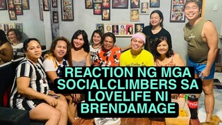 REACTION NG MGA SOCIALCLIMBERS SA LOVELIFE NI BRENDAMAGE@Brenda Mage