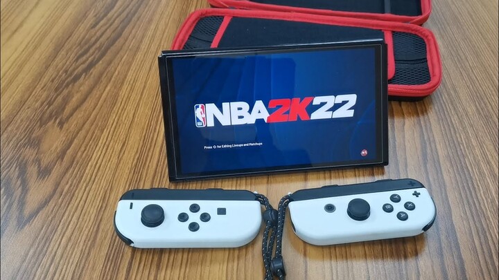 HOW TO SET UP NINTENDO SWITCH OLED 2 PLAYER NBA 2K22 / TAGALOG